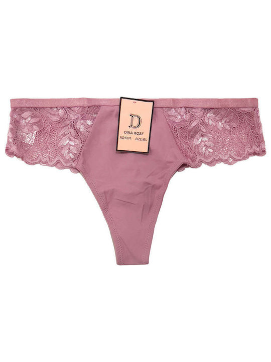 Damen Brasilien mit Spitze Lilac