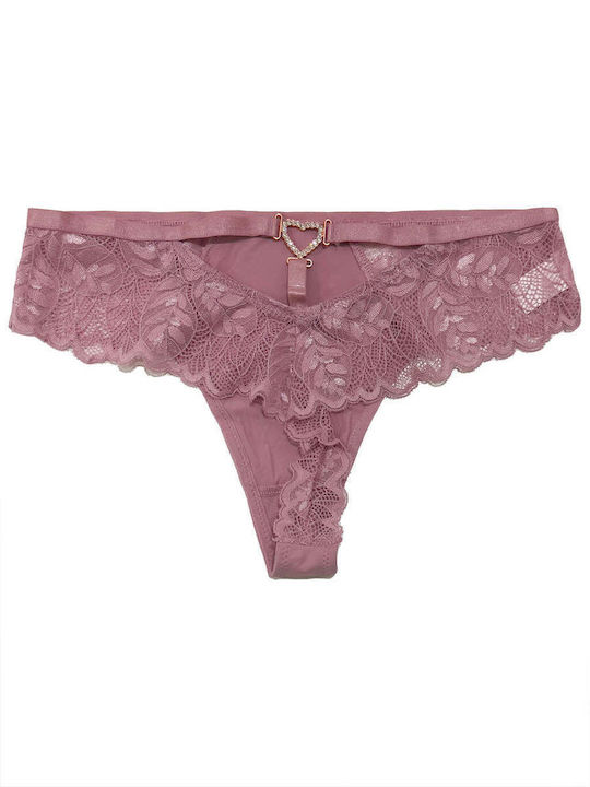 Damen Brasilien mit Spitze Lilac