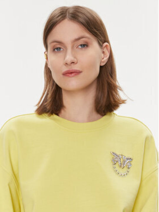 Pinko Women's Sweatshirt Yellow