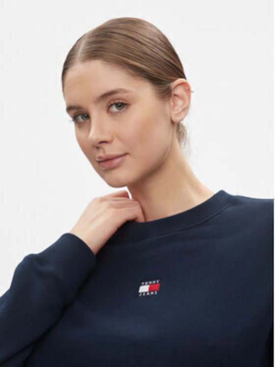 Long Women's Sweatshirt Dark Blue