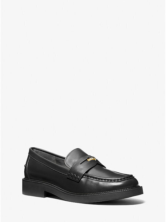 Michael Kors Leather Women's Moccasins in Black Color