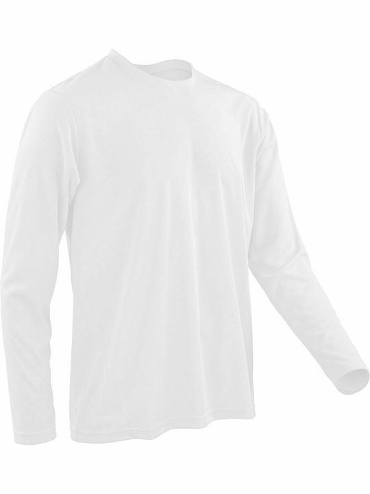 Result Performance Men's Long Sleeve Promotional Blouse White