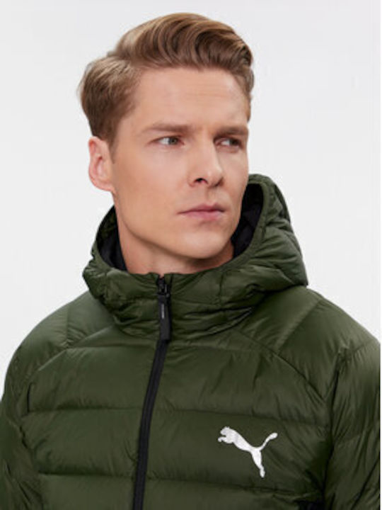 Puma Packlite Winter Jacket Puffer Green.