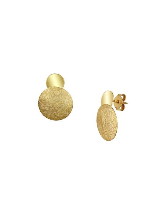 Earrings Pendants made of Gold 14K