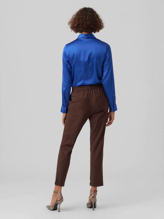 Vero Moda Femeiesc Tesatura Pantaloni Brown