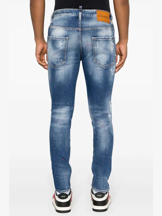 Dsquared2 Pantaloni de Bărbați din Jean Albastru marin