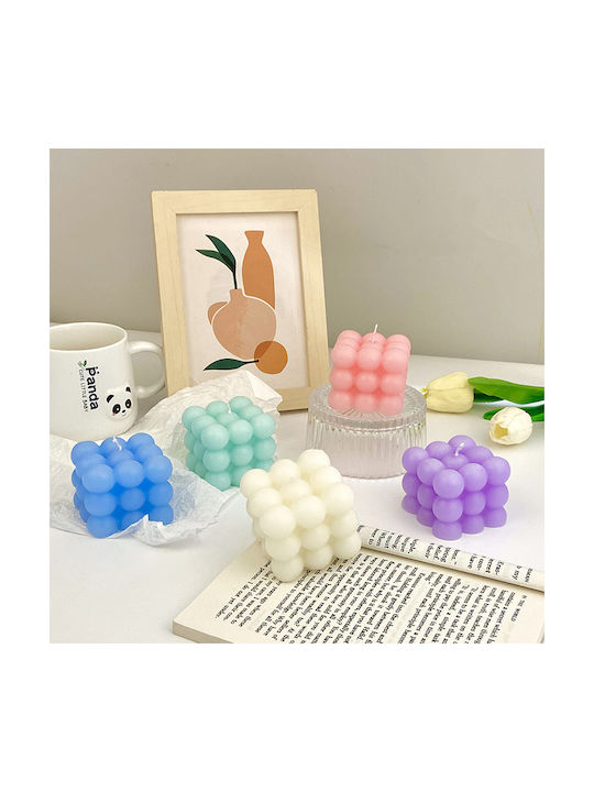 Scented Candle Bubble-cube ML22 White