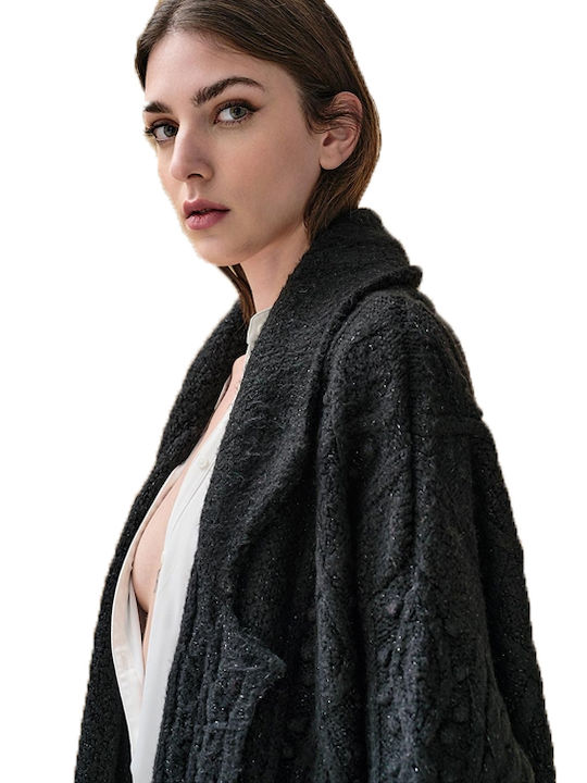 Tailor Made Knitwear Women's Knitted Cardigan Black