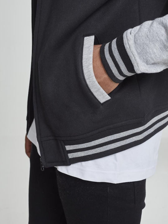 Ανδρική Ζακέτα Fleece Black/Grey