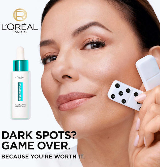 L'Oreal Paris Bright Reveal Αντιγηραντικό Serum Προσώπου με Νιασιναμίδη για Πανάδες & Ατέλειες 30ml