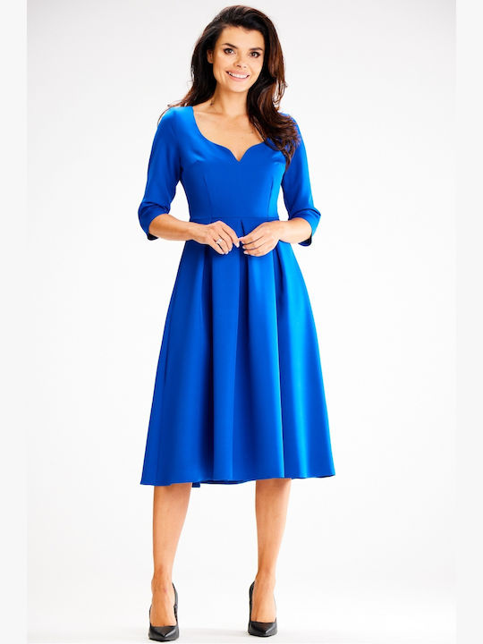 Awama Mini Kleid Blau