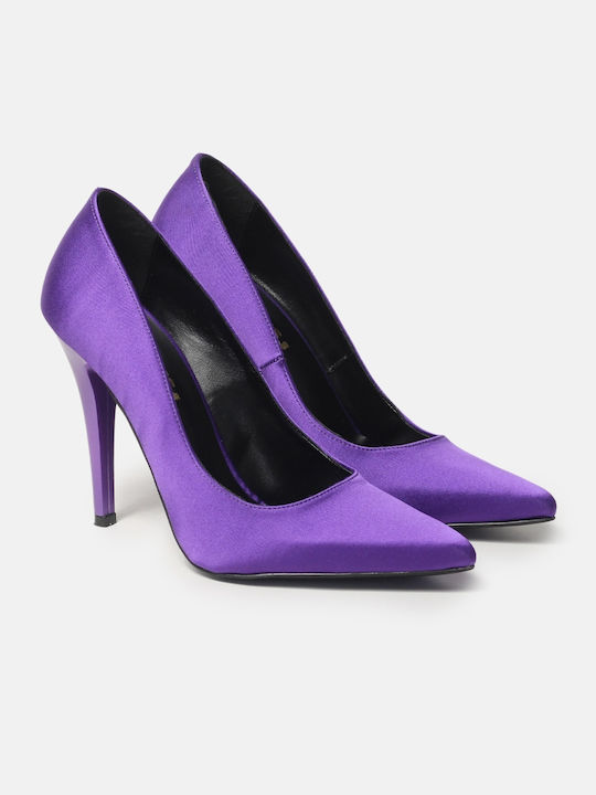 InShoes Pointed Toe Purple Heels