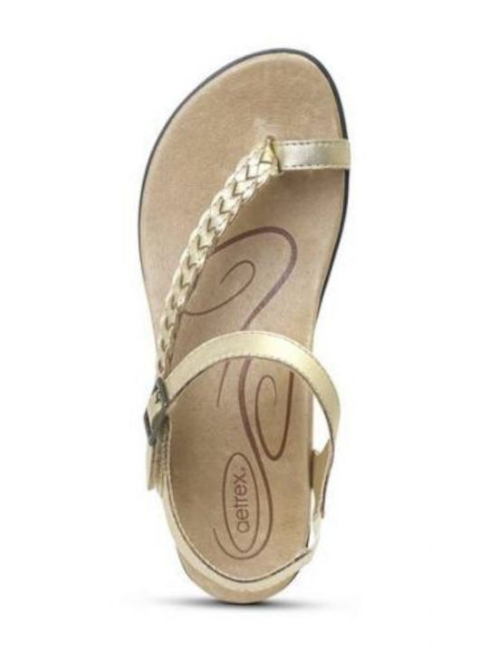 Aetrex Women's Sandals Gold