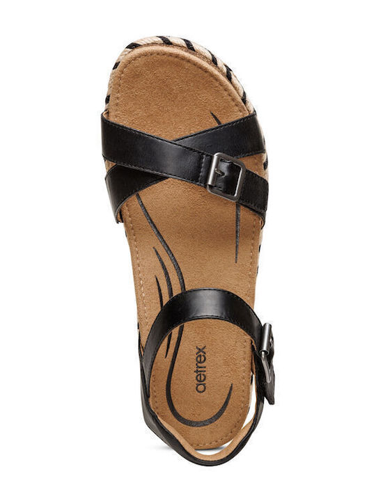 Leather Sandals Black