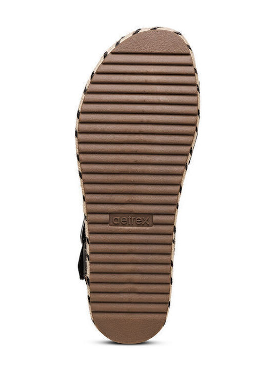 Leather Sandals Black