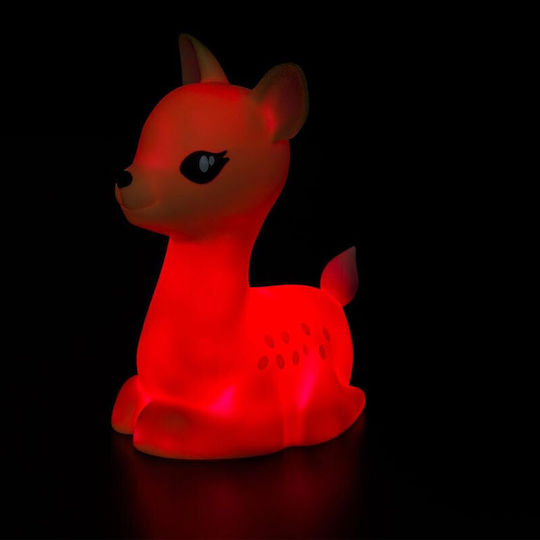 Dhink Nursery Night Light LED Deer Battery Beige