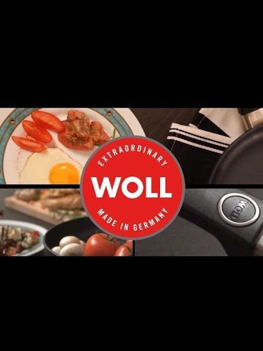 Woll Diamond Lite Pro Grill with Cap made of Die-Cast Aluminum with Non-Stick Coating 28cm