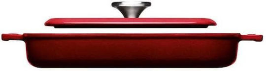 Woll Iron Grătar din Fontă Chili Red Iron 24cm