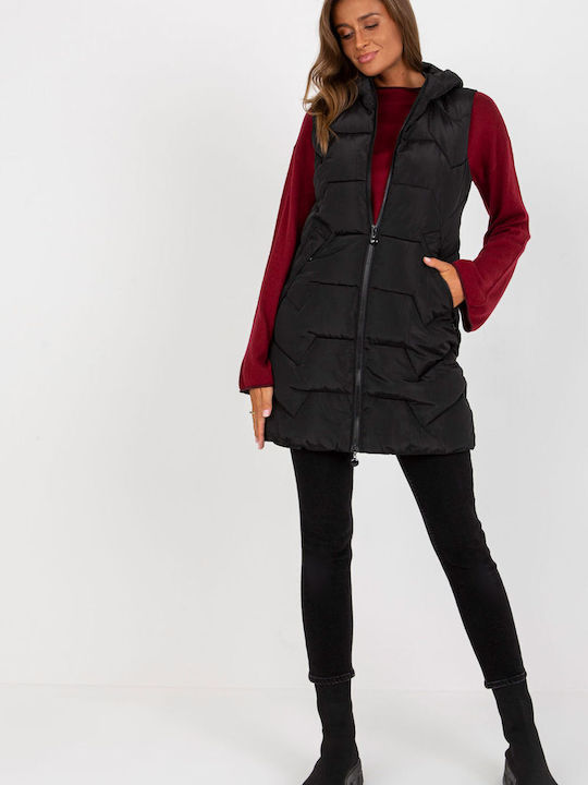 NM Women's Short Puffer Jacket for Winter Black