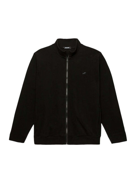Ανδρική Ζακέτα Fleece Μαύρο