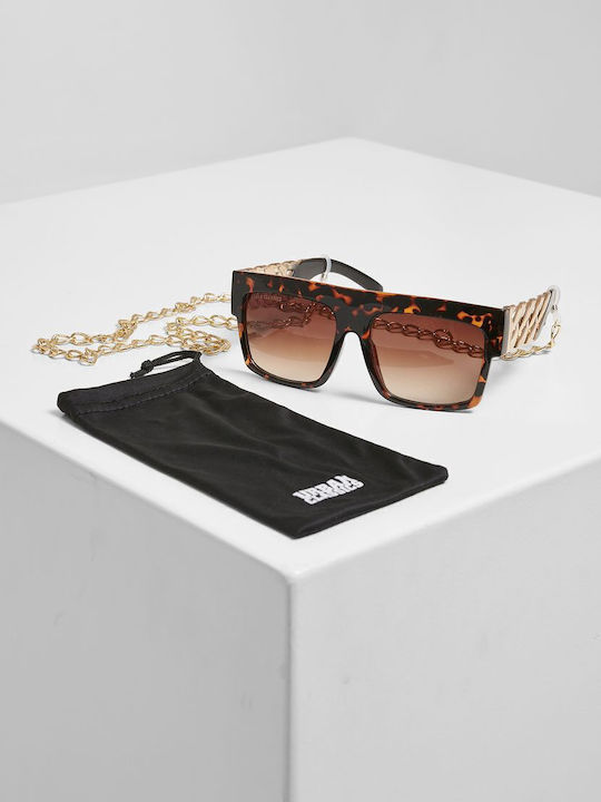 Urban Classics Zakynthos Unisex Sunglasses with Brown Tartaruga Plastic Frame and Brown Gradient Lens TB4236-03466