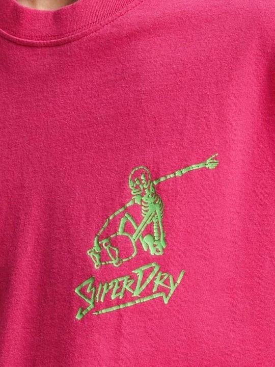 Superdry Vintage Cali Femeie Tricou Roșu