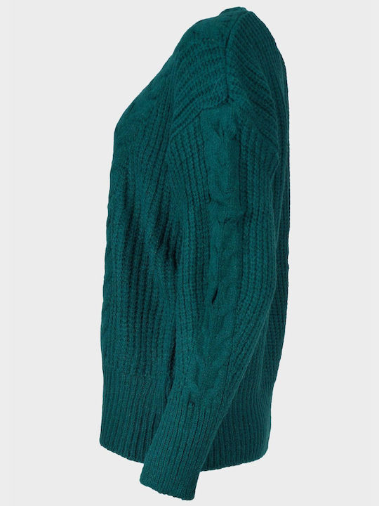 G Secret Women's Long Sleeve Sweater Green