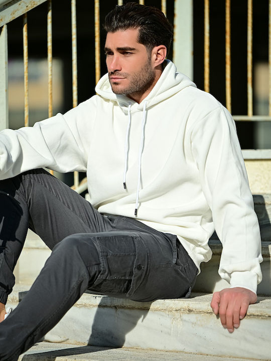 Herren Sweatshirt in Ecru