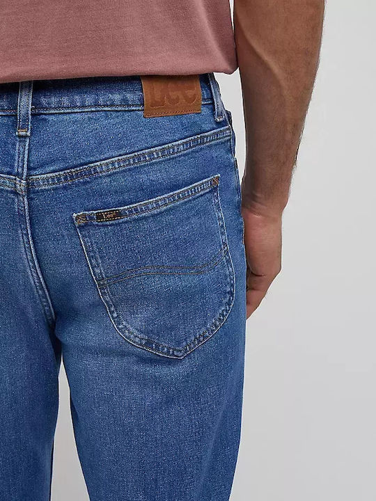 70s Herren Jeanshose mit Entspannt Anwendung Blau