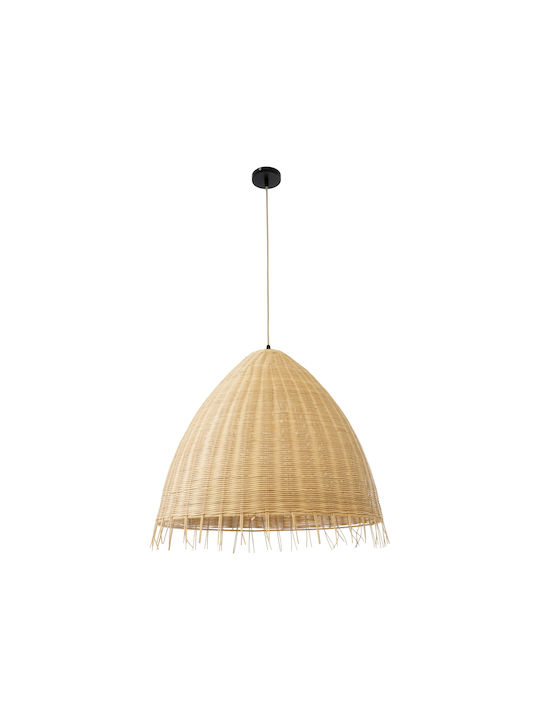 GloboStar Aquatic Pendant Light Beige Boho Grid with Socket E27 60x60cm