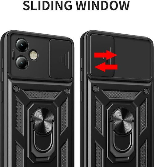 Sliding Camera Umschlag Rückseite Kunststoff Türkis (Moto G14)