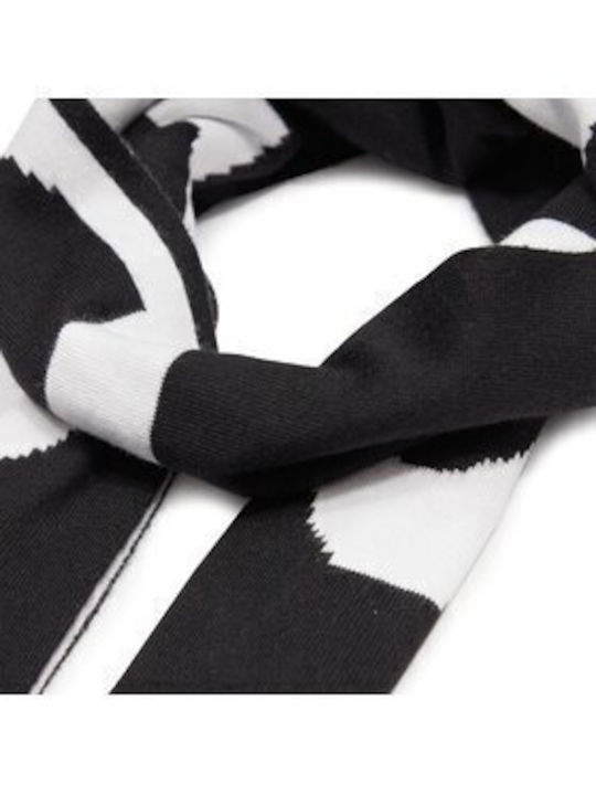 Kids Knitted Scarf Black