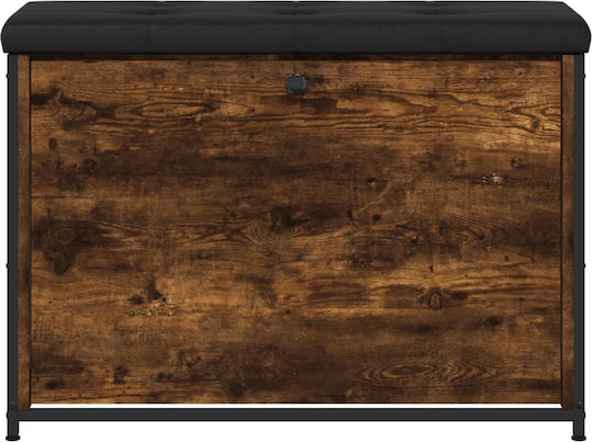 Entry Furniture with Shoe Rack & Bench Smoked Oak 82x32x56cm