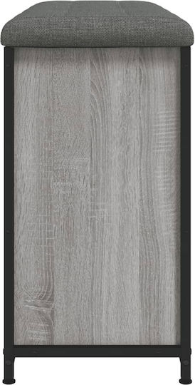 Έπιπλο Εισόδου με Παπουτσοθήκη & Παγκάκι Γκρι Sonoma 82x32x56εκ.