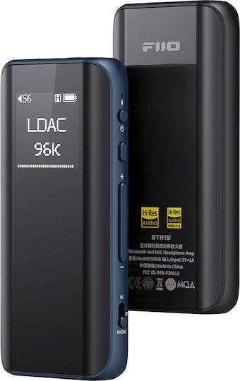 Fiio BTR15 Преносим Цифров Bluetooth Усилвател За Слушалки с DAC Вграден USB и Джак 3.5 мм