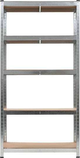 Dexion Regal 90x40x180cm mit 5 Regalen Gesamtbelastbarkeit 437,5kg