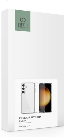 Tech-Protect Flexair Hybrid Umschlag Rückseite Silikon Transparent (''Galaxy S24'')