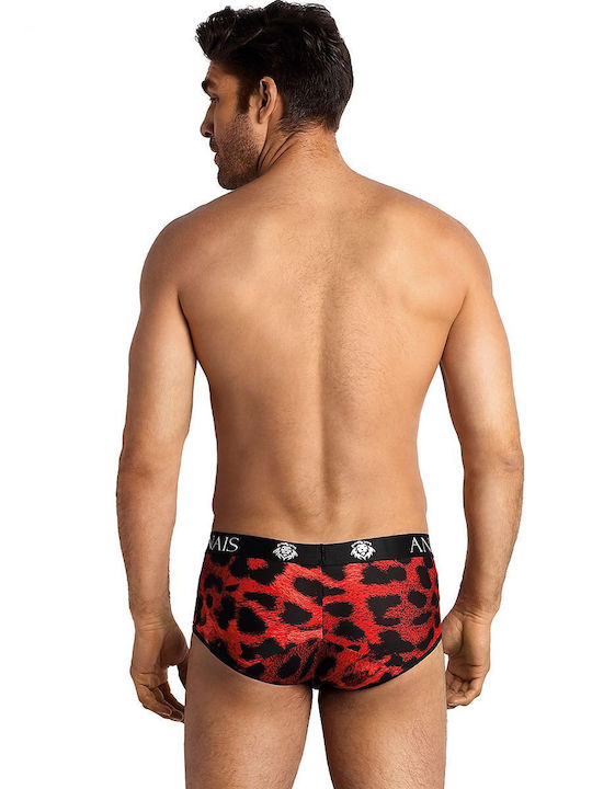 Anais Apparel Herren Boxershorts Rot 1Packung