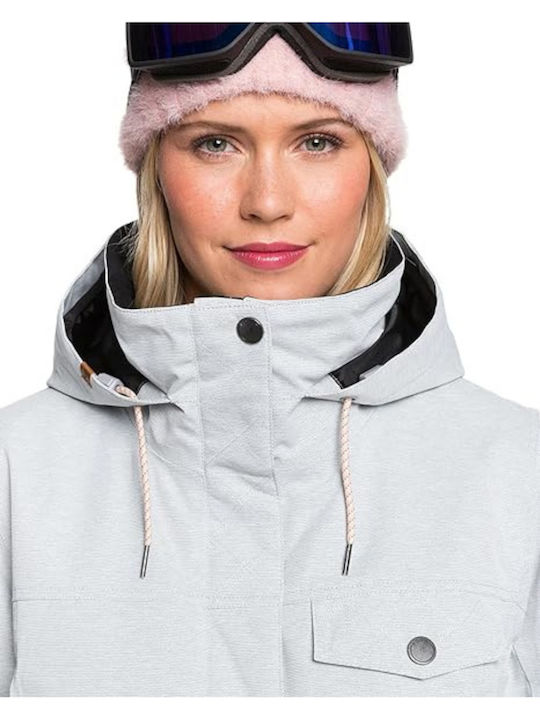 Roxy Billie Women's Ski & Snowboard Jacket Gray ERJTJ03283 SJEH