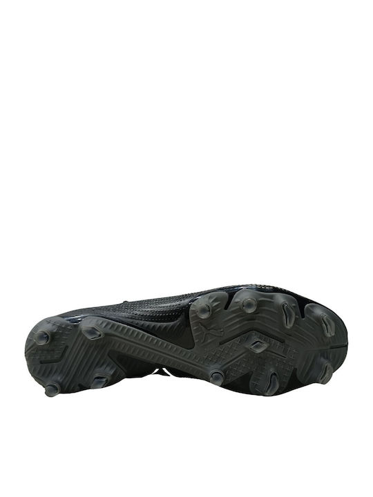 PUMA Future 7 Match Football Shoes with Cleats FG/AG Black PUMA Future 7 Match Football Shoes with Cleats FG/AG Black