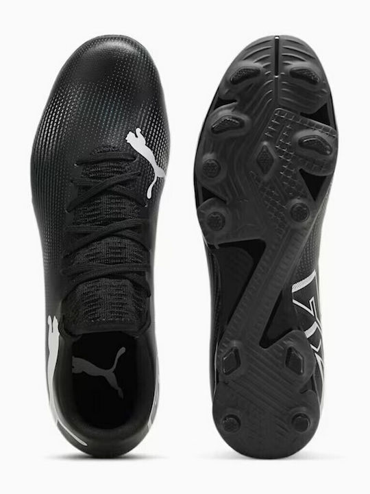 PUMA Future 7 Play Ποδοσφαιρικά Παπούτσια με Τάπες FG/AG Μαύρα