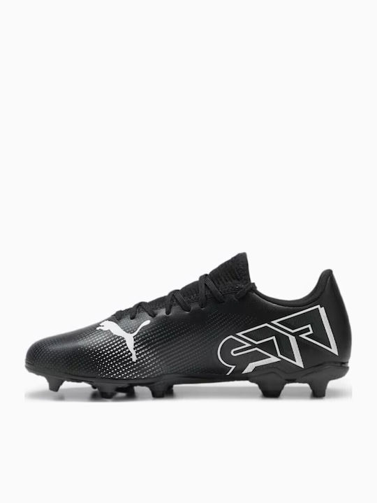 PUMA Future 7 Play Ποδοσφαιρικά Παπούτσια με Τάπες FG/AG Μαύρα