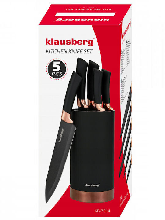 Klausberg Set Cuțite din Oțel Inoxidabil 5buc