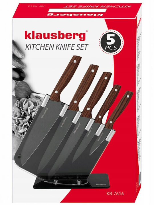 Klausberg Set Messer aus Edelstahl 20cm KB-7616 6Stück