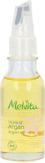 Melvita Argan Oil Ulei facial pentru Anti-îmbătrânire și Hidratare cu ulei de Argan Parfumat cu ulei esențial de trandafir 50ml
