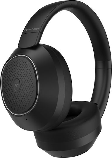 PowerLocus MoonFly ANC Wireless / Wired Over Ear Headphones with 70 hours Playing Time Black