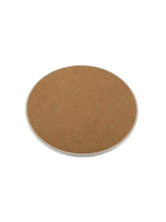 BigBuy Round Cork Placemat Multicolour 20cm