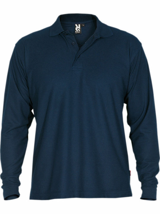 Pegaso Polo Μπλούζα Μακρυμάνικη Navy Μπλε