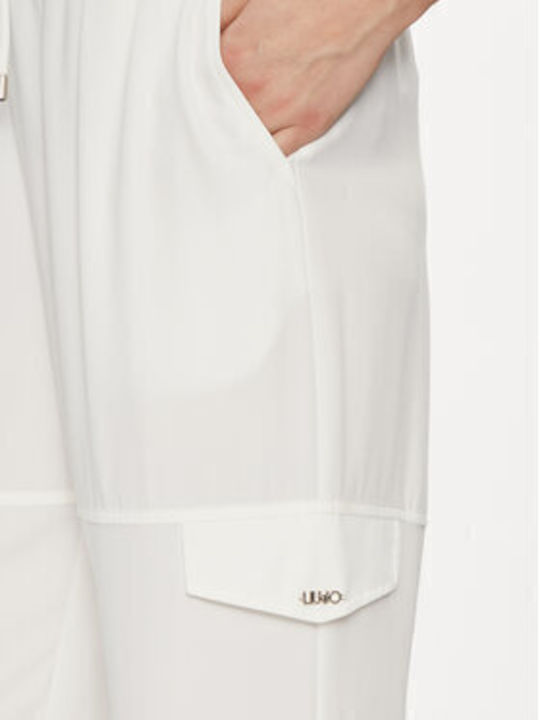 Women's Fabric Trousers Relaxed Fit ecru (ecru)