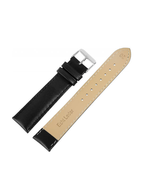 New Era Leather Strap Black 20mm